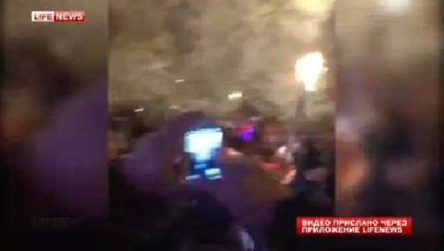 Flamme olympique : un relayeur russe prend feu !