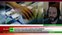 (Vídeo) Bitcoin supera por primera vez el valor de los 1.000 dólares por unidad