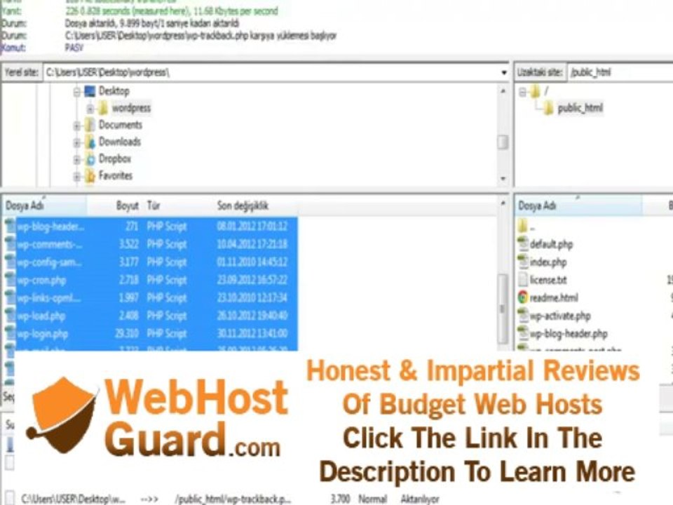 Bedava Hosting Siteleri - Bölüm 2 - 000webhost'a Wordpress kurulumu