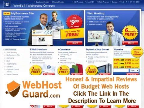 Web Hosting 1And1.com En Espanol / El Mejor Hospedaje Web