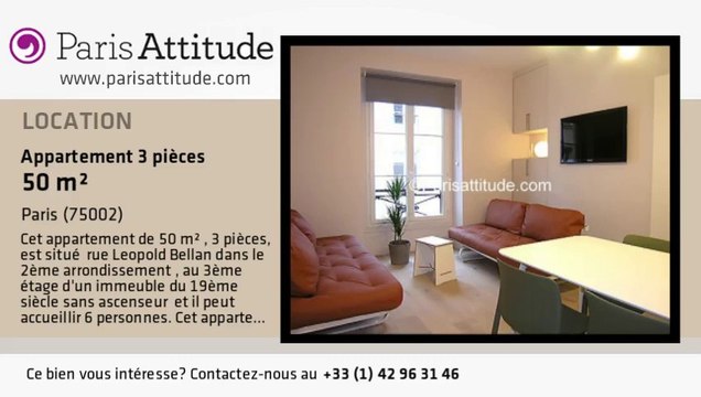 Appartement 2 Chambres à louer - Montorgueil, Paris - Ref. 7005