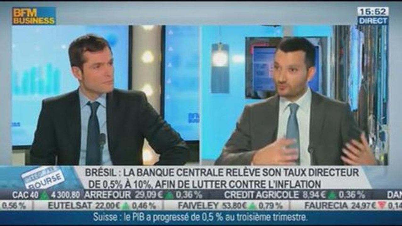 Brésil, la banque centrale relève ses taux directeur pour contrer l'inflation: Gustavo Horenstein, dans Intégrale bourse - 28/11