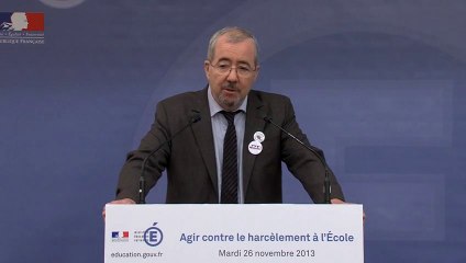 [ARCHIVE] Agir contre le harcèlement : lancement de la campagne, intervention d'Eric Debarbieux