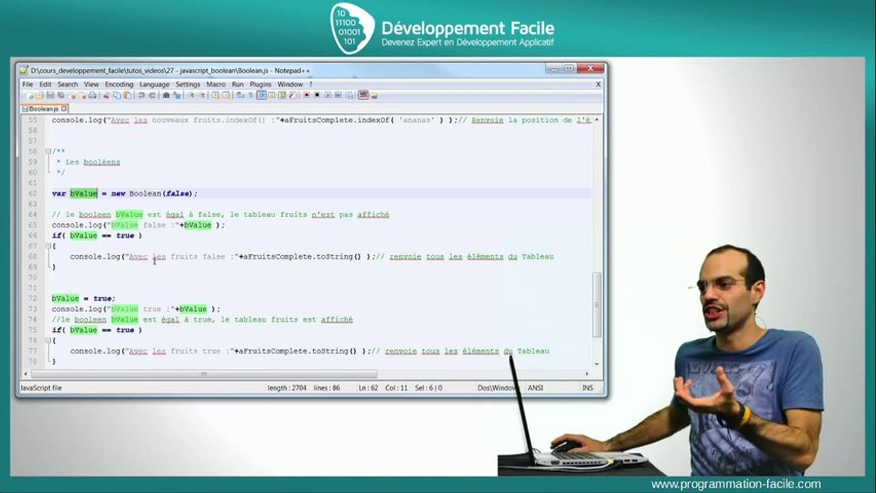 Comment utiliser les booléens en JavaScript, PHP, ActionScript