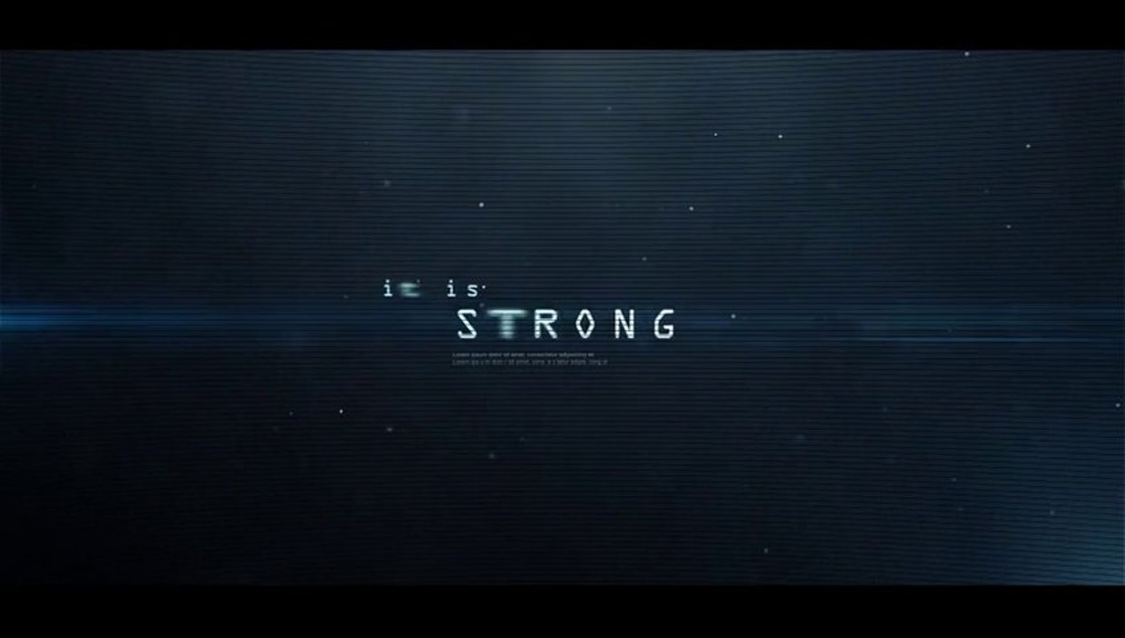 After Effects Template HD INTRO VIDEO LOGO TRAILER   Glitch Mode - Text Sequence and Logo Intro