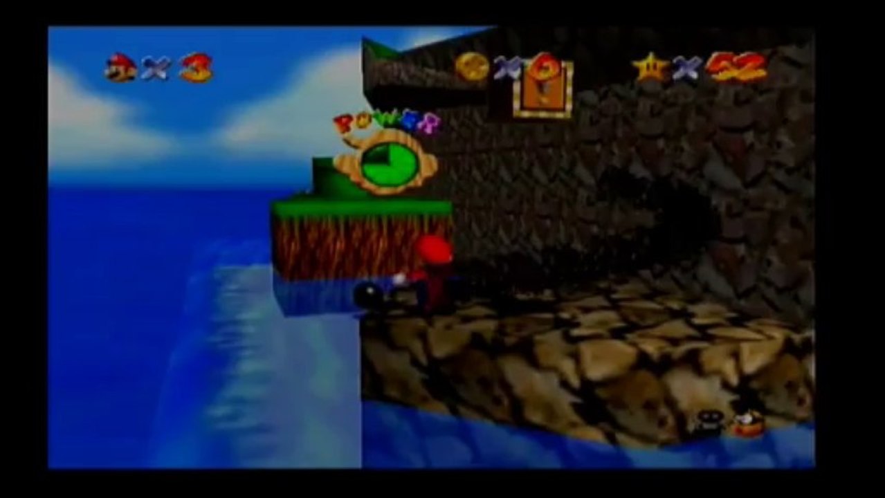 Let's Play Super Mario 64 -035- (German) Wiggler allein zuhaus!
