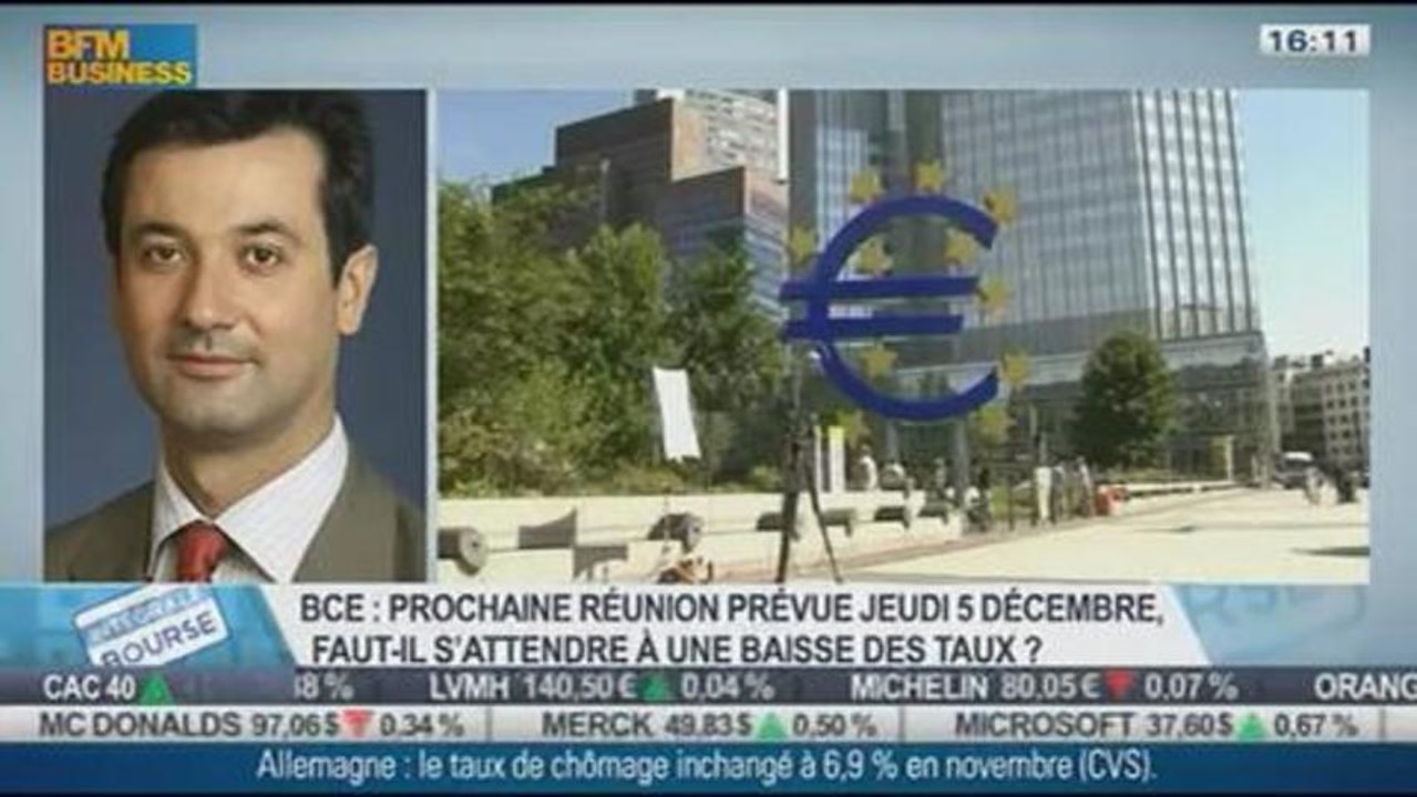 Hausse de l'inflation en Allemagne et prochaine décision de la BCE sur la baisse des taux: Gilles Moec, dans Intégrale bourse - 28/11