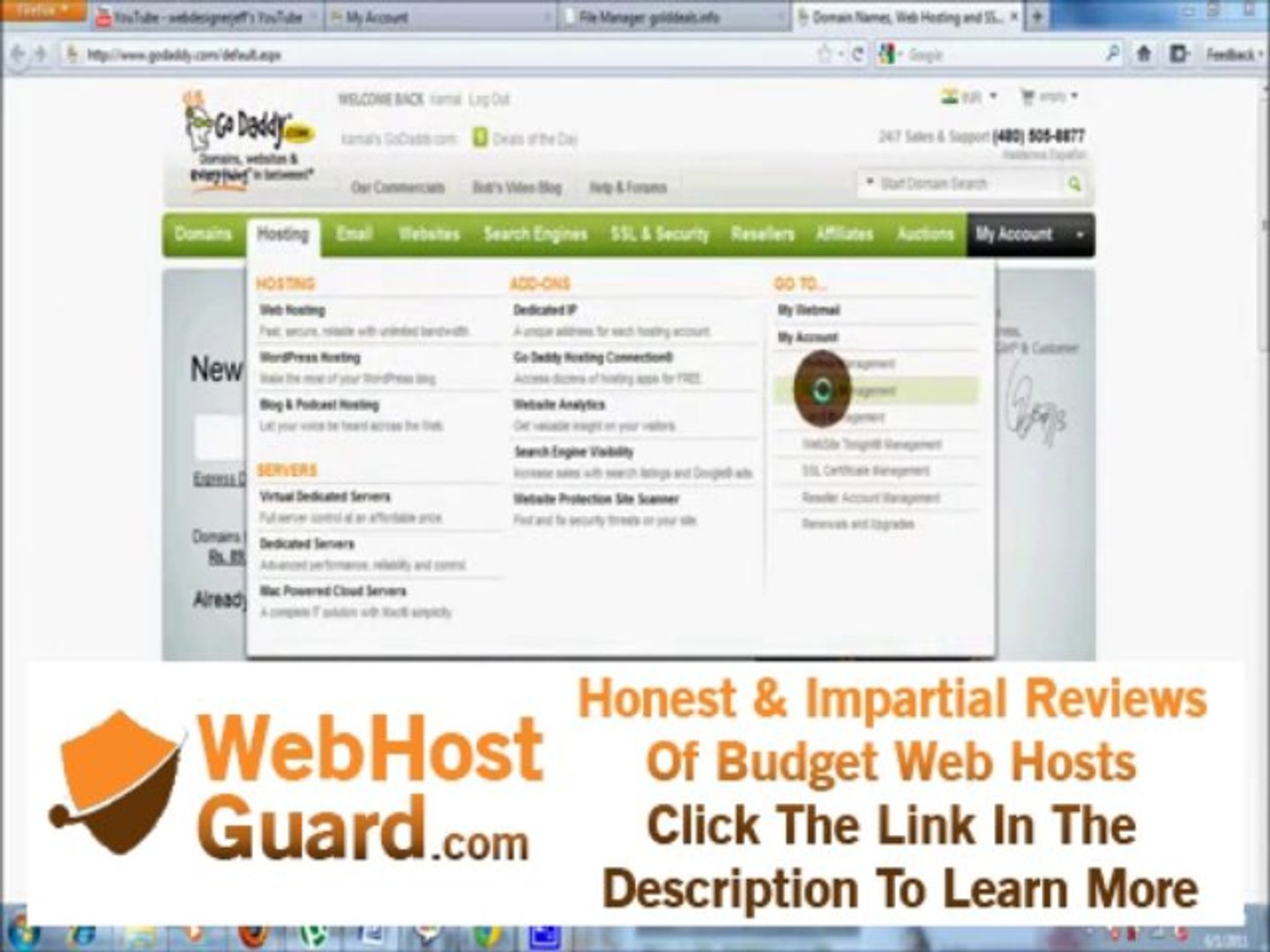 ⁣bestwebsitesdesigner.com How to Make Changes in Webpages Using Web hosting in Godaddy.com
