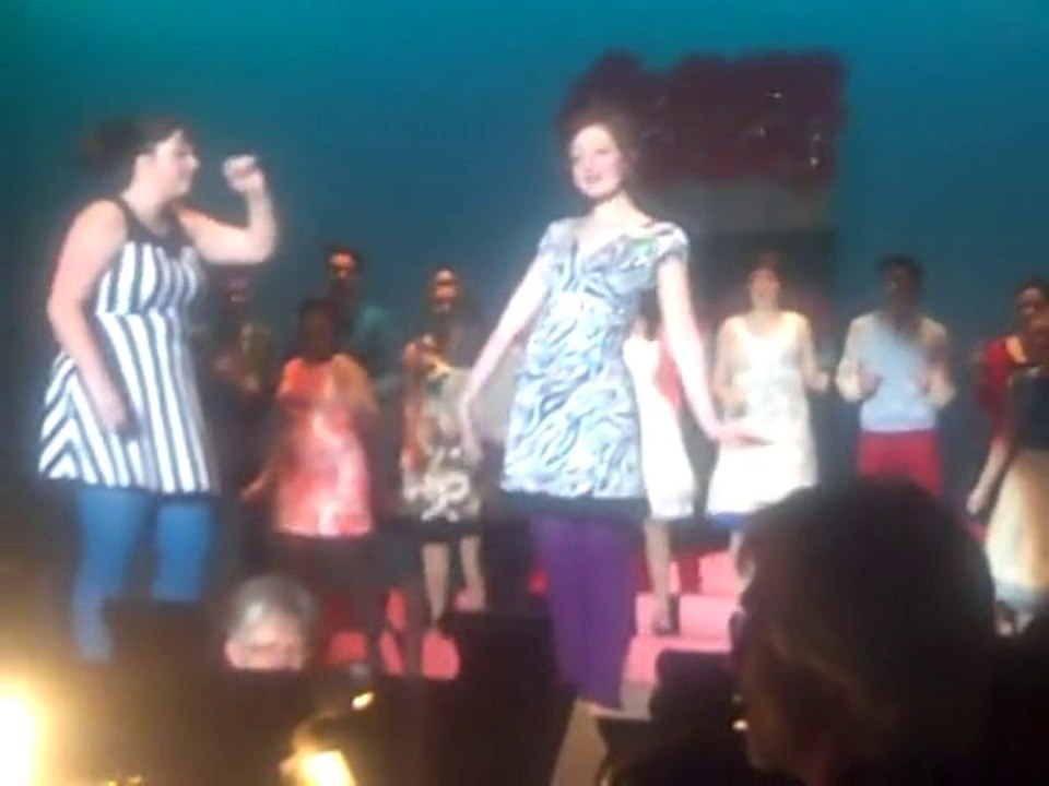 FRANCESCA signing YOU CAN"T STOP THE BEAT!! The Curtis High School production of Hairspray.