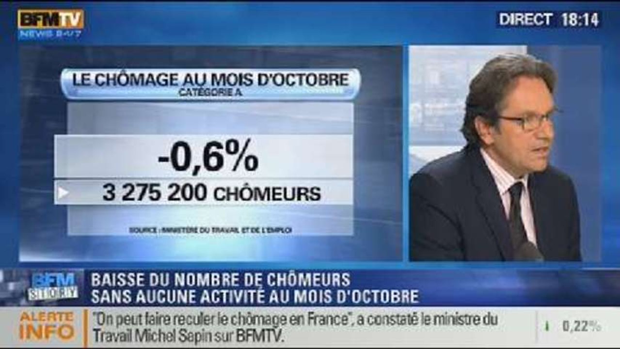 BFM Story: les chiffres du chômage: est-ce le début d'inversion ? - 28/11