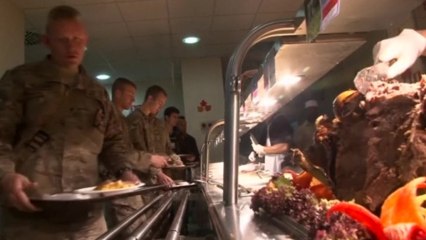 U.S. troops mark Thanksgiving in Afghanistan