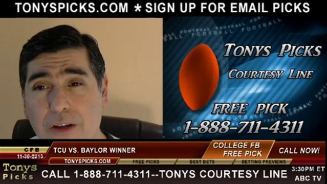 Baylor Bears vs. TCU Horned Frogs Pick Prediction NCAAF Odds 11-30-2013