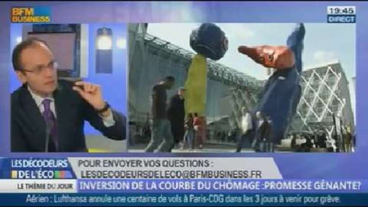 Inversion de la courbe du chômage: promesse gênante ? dans Les décodeurs de l'éco - 28/11 2/5