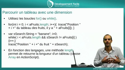Comment utiliser les tableaux en programmation
