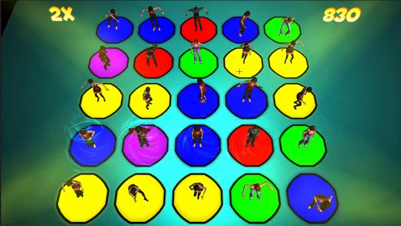 Space dance crazy move
