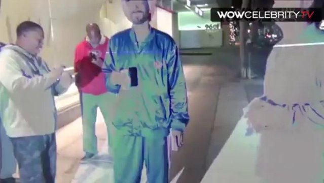 Snoop Dogg chillin in the streets of Beverly Hills