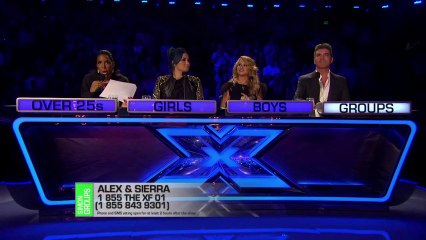 Alex & Sierra Get Into  Trouble  - THE X FACTOR USA 2013