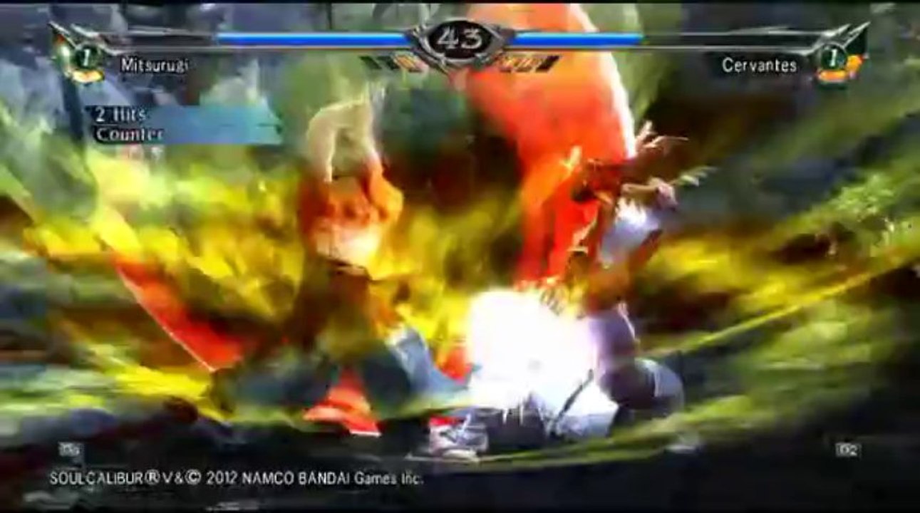 Soul Calibur V | Ranked Online Match - Mitsurugi Versus Cervantes