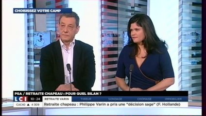Raquel Garrido à l'émission "Choisissez votre camp" sur LCI le 28/11/2013