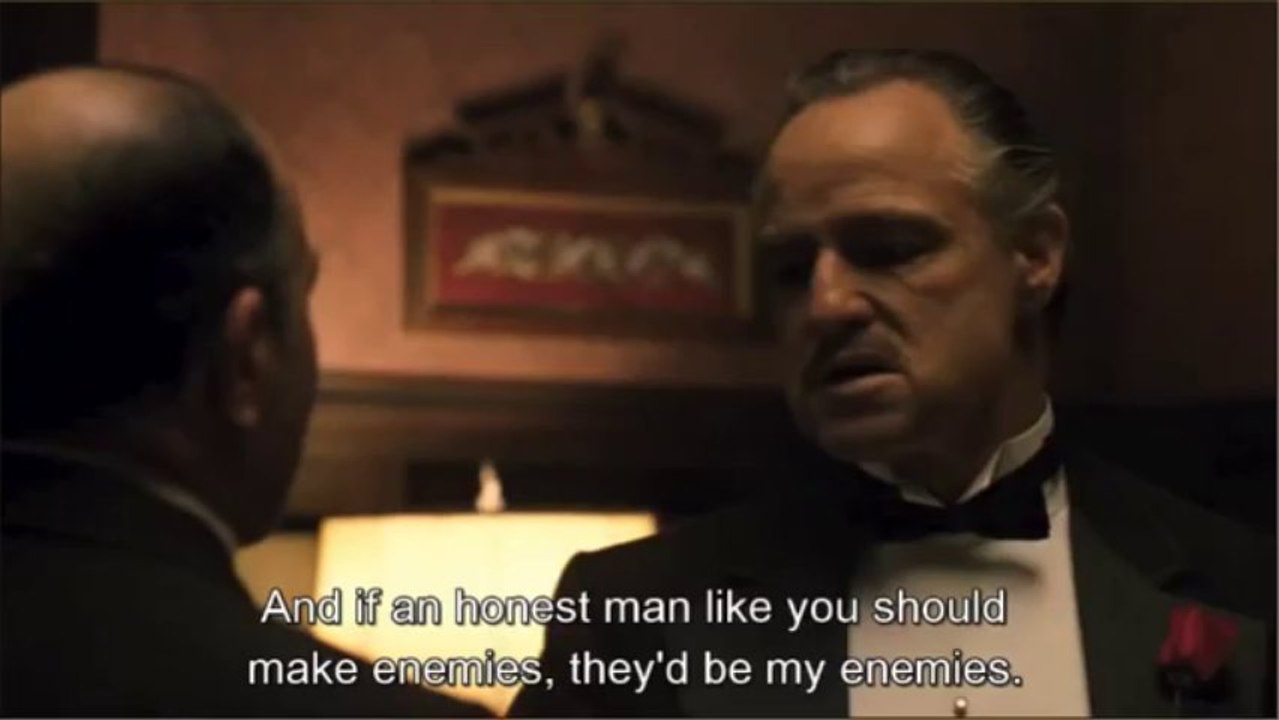 Le Parrain - Récital de Marlon Brando - 1972