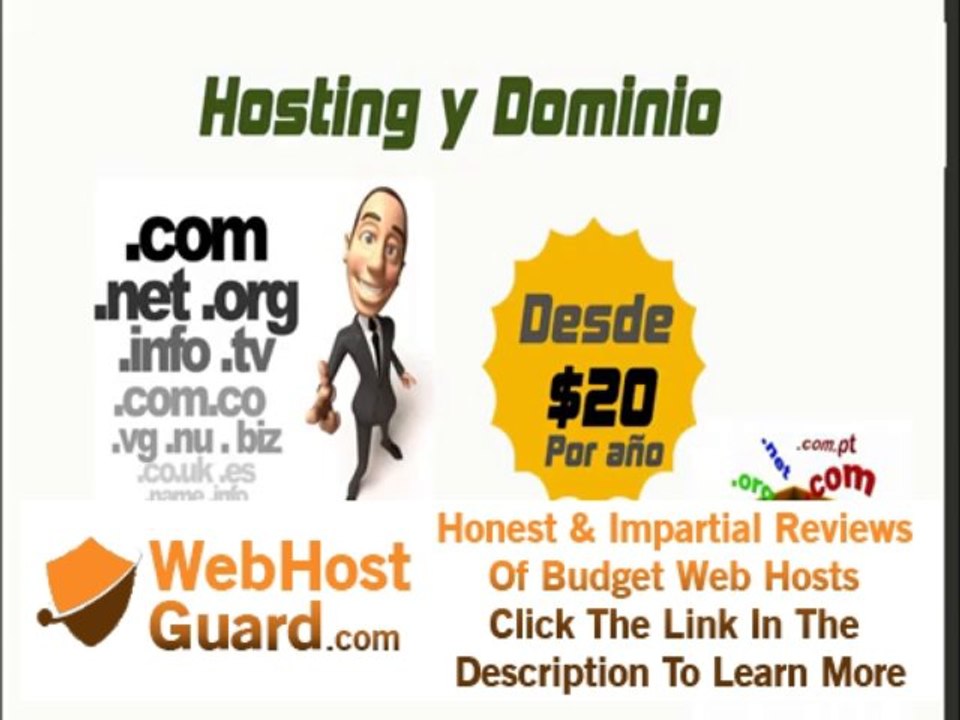 Hosting y Dominios Baratos Desde 20 Dolares