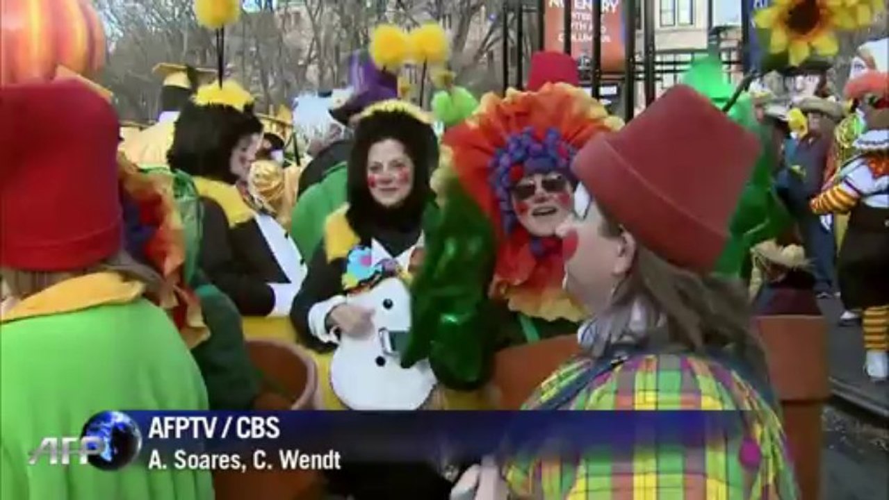 NY vibra com desfile de Ação de Graças