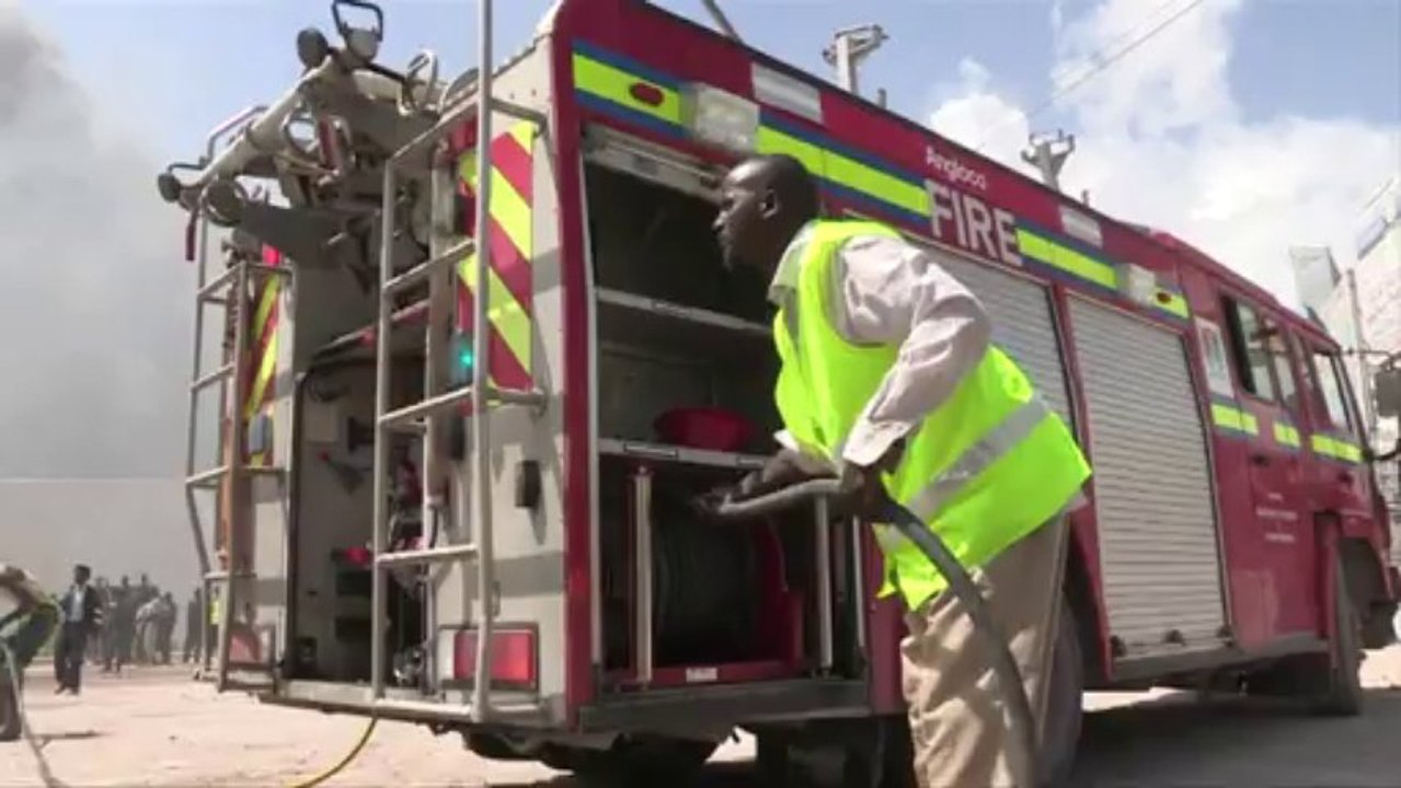 Somalie: spectaculaire incendie à Mogadiscio