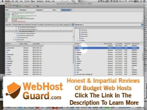 Joomla Install of Yootheme Template to Godaddy Hosting Account