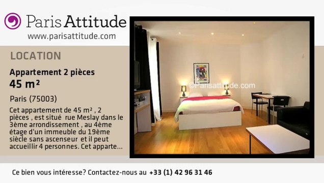 Appartement 1 Chambre à louer - Arts et Métier, Paris - Ref. 5301