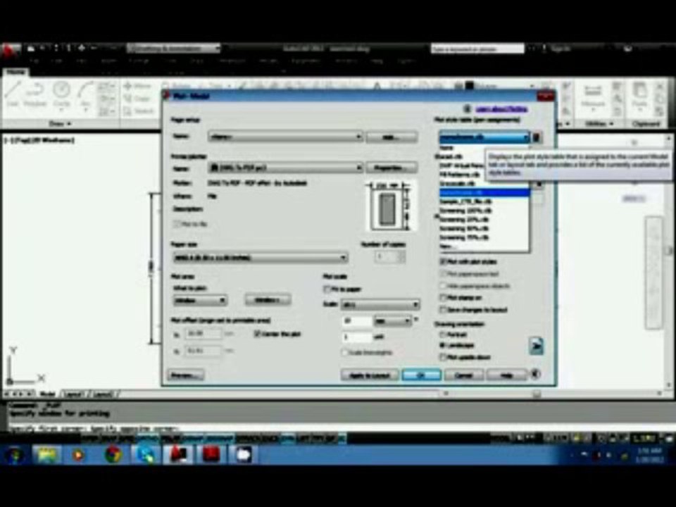 18  - How to Print and plot (CAD 2012)