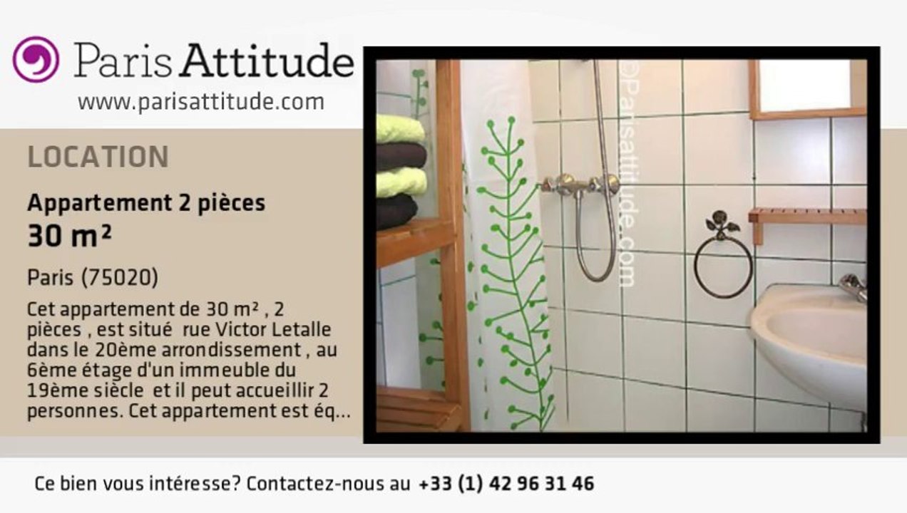 Appartement 1 Chambre à louer - Ménilmontant, Paris - Ref. 4901
