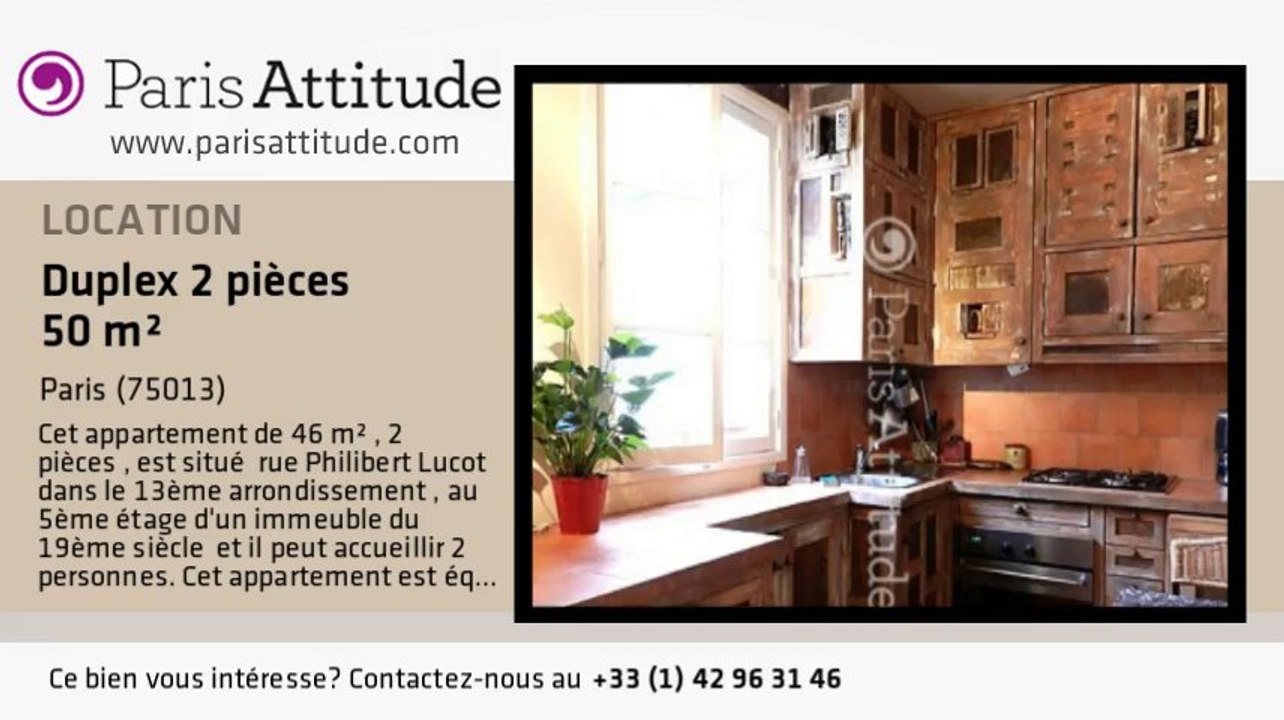 Duplex 1 Chambre à louer - Porte d'Italie, Paris - Ref. 8056