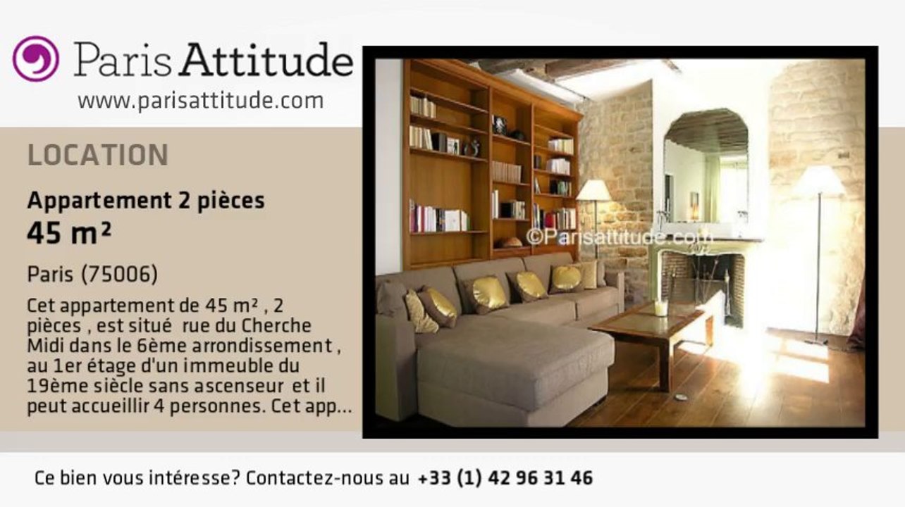 Appartement 1 Chambre à louer - St Placide, Paris - Ref. 7682