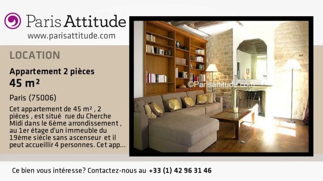 Appartement 1 Chambre à louer - St Placide, Paris - Ref. 7682