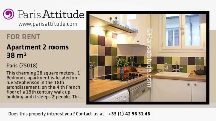 1 Bedroom Apartment for rent - Marx Dormoy, Paris - Ref. 5289