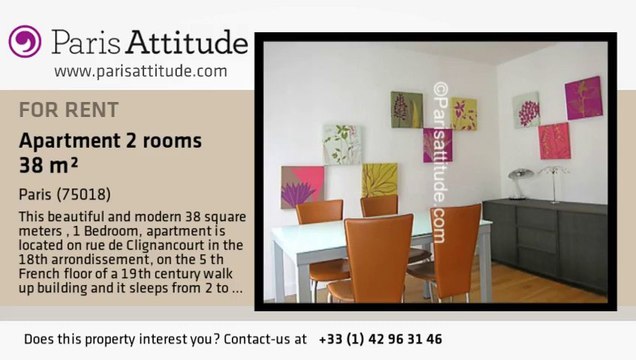 1 Bedroom Apartment for rent - Jules Joffrin - Mairie du 18ème, Paris - Ref. 7025