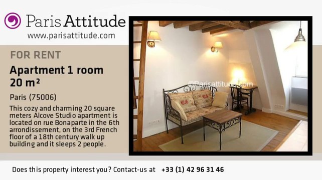 Alcove Studio Apartment for rent - St Germain, Paris - Ref. 4435