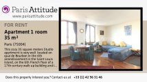 Studio Apartment for rent - Ile St Louis, Paris - Ref. 1856