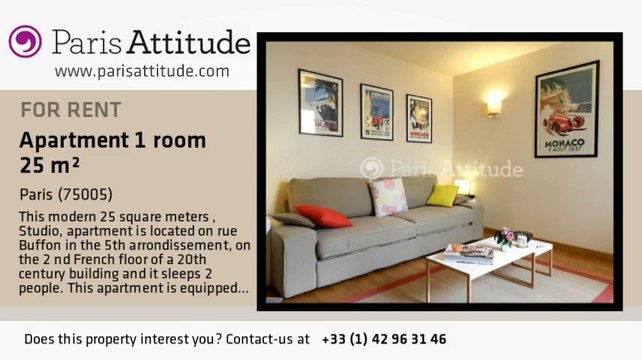 Studio Apartment for rent - Jardin des Plantes, Paris - Ref. 8757