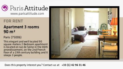 2 Bedroom Apartment for rent - St Germain, Paris - Ref. 3270