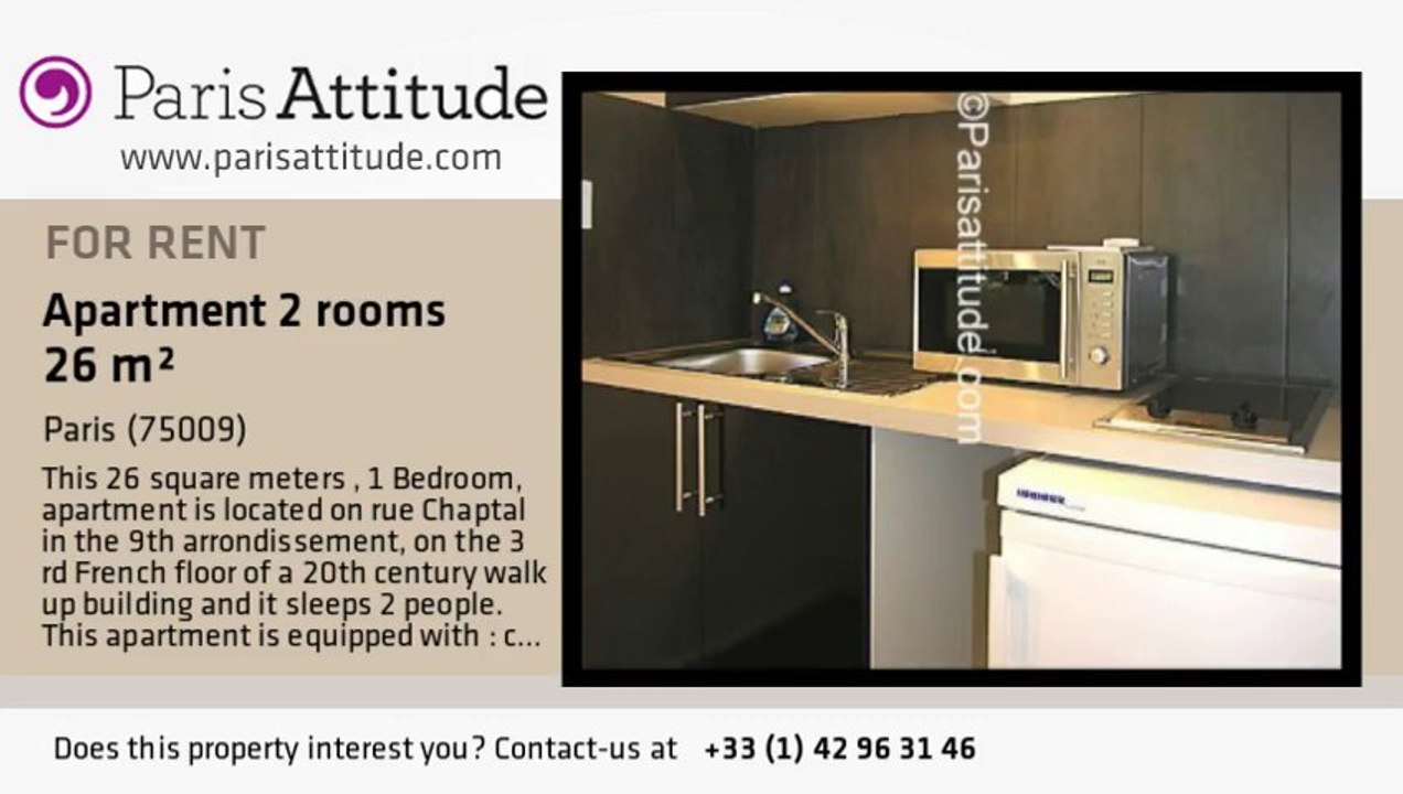 1 Bedroom Apartment for rent - Moulin Rouge/Pigalle, Paris - Ref. 4935
