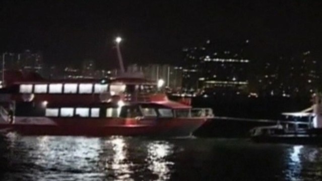 Ferry accident in Hong Kong injures dozens
