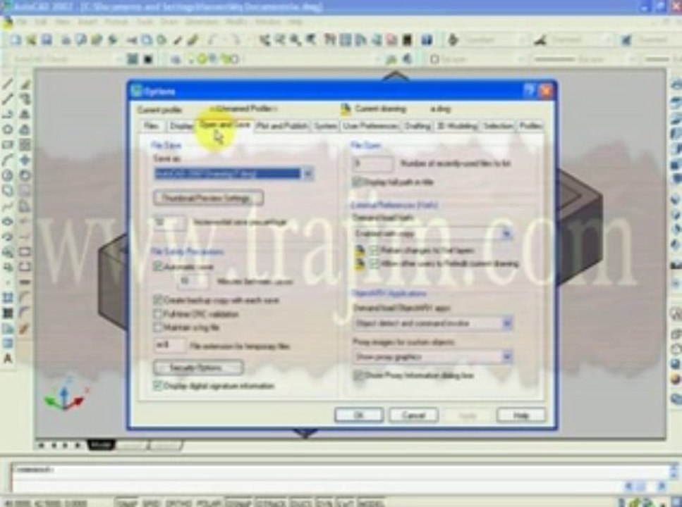How to Protect files in AutoCAD using Password