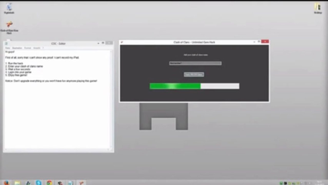 Clash of clans Hack - FREE UNLIMITED GEMS November 2013