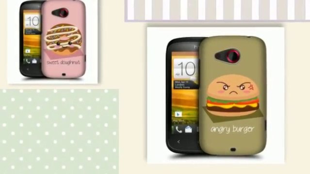 FOOD MOOD PROTECTIVE SNAP-ON BACK CASE COVER FOR HTC DESIRE C