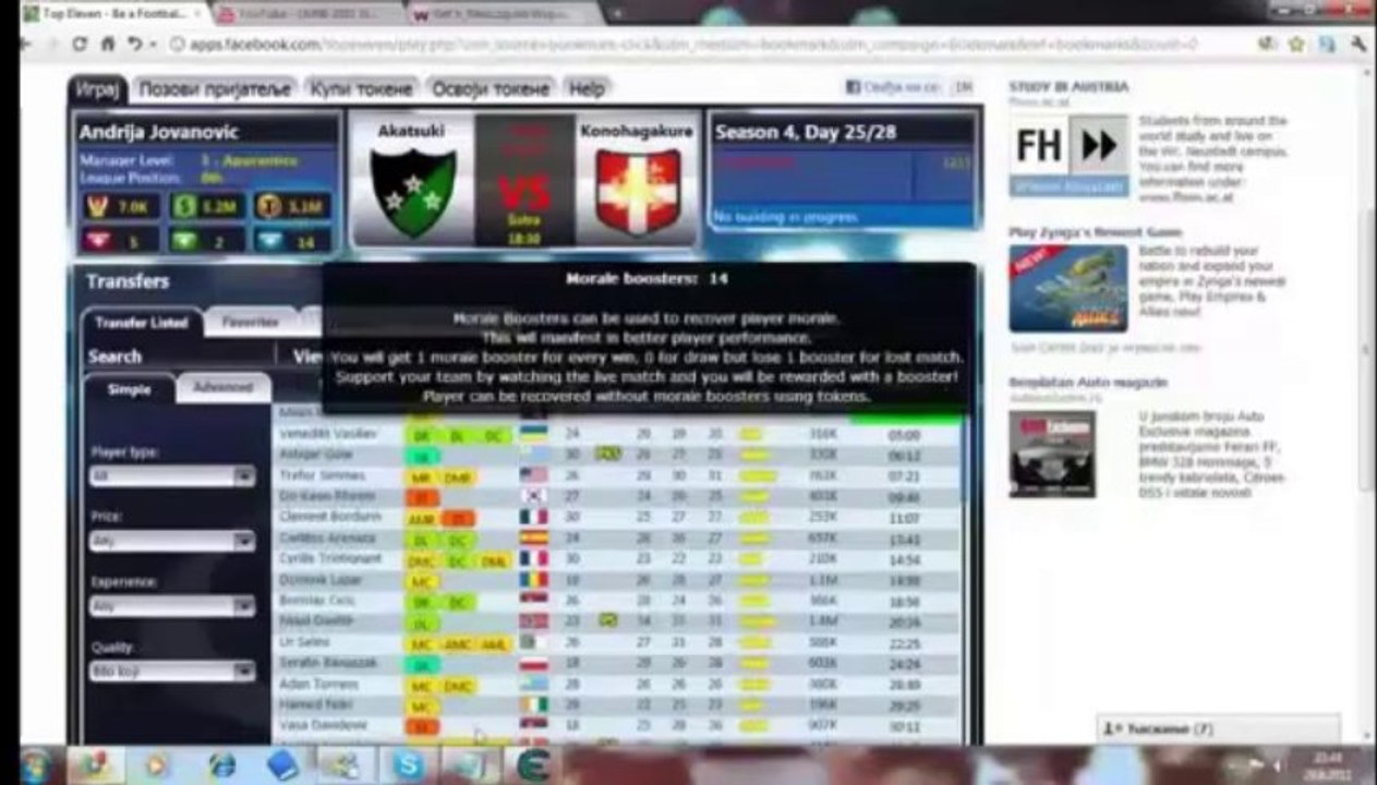 Ultimate Hack Top Eleven Football Manager 2013