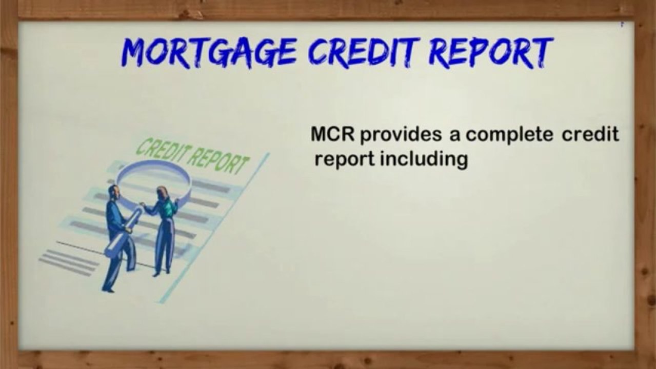 Mortgage Credit Report