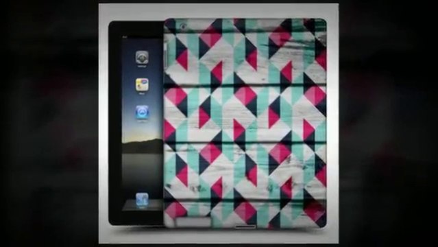 WOOD AND GEOMETRY PROTECTIVE SNAP-ON BACK CASE COVER FOR APPLE iPad 2
