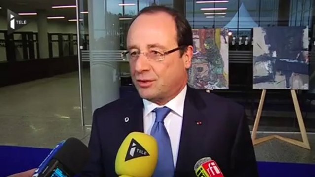 François Hollande : c'est une bonne nouvelle, mais la bataille continue