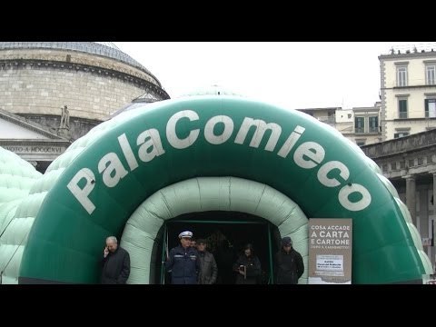 Napoli - Riciclo, inaugurato il PalaComieco -1- (28.11.13)